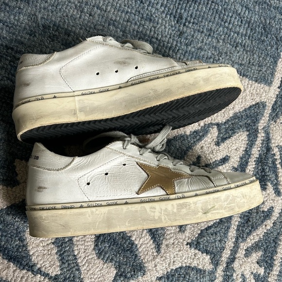 Golden Goose Hi Star Leather Low-top Sneakers in White excellent conditi… - Picture 8 of 11
